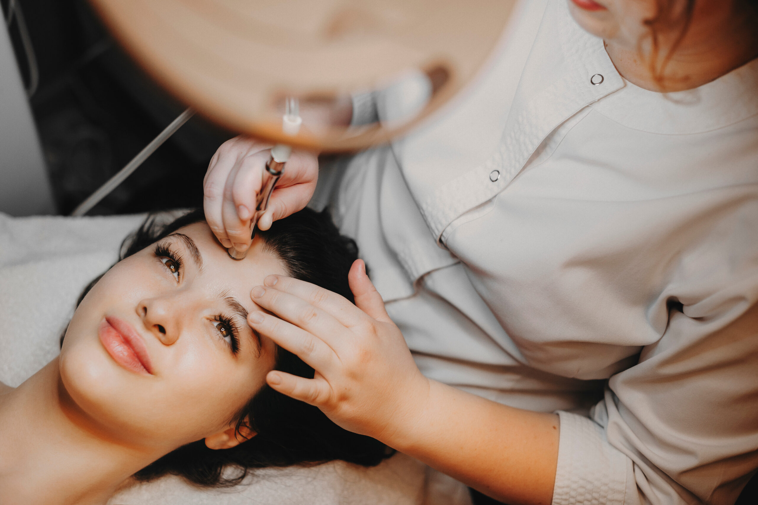 Woman Receiving SkinPen Microneedling Treatment in Franklin, TN | ABR Aesthetics
