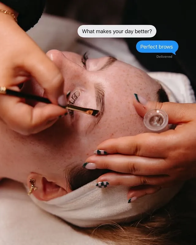 Eyebrow Tint And Brow Shaping Treatment Closeup in Franklin, TN | ABR Aesthetics