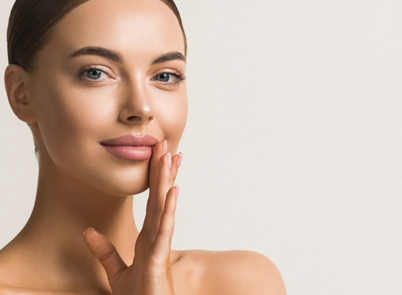 Provider performing SkinPen microneedling treatment to improve fine lines and wrinkles for younger-looking skin.